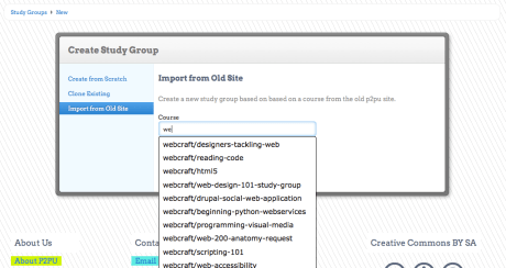 Import a past School of Wecraft Course Screenshot - hot to Import a past School of Wecraft Course